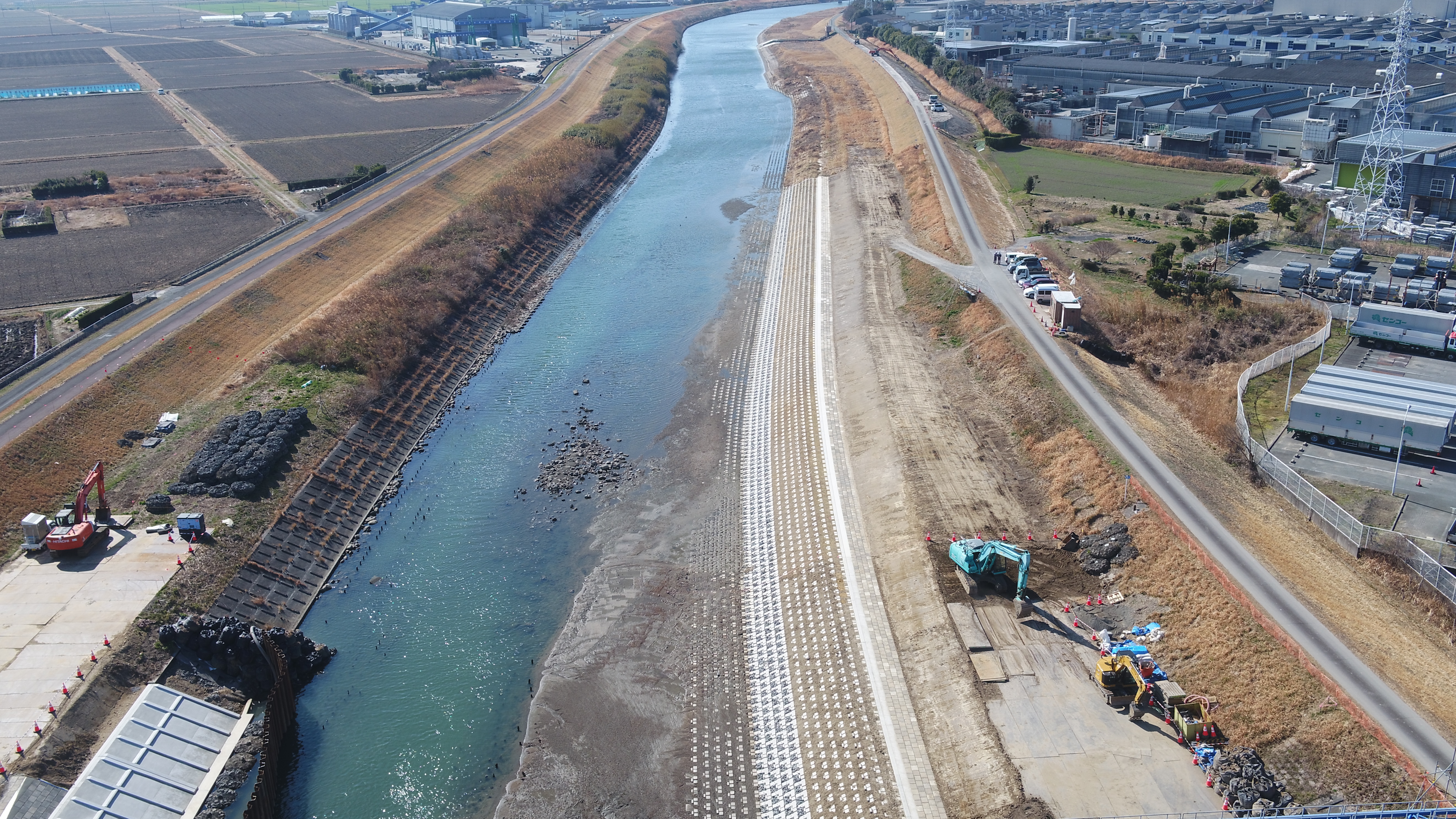 【完成】令和4年度菊川大石地区河道整備工事